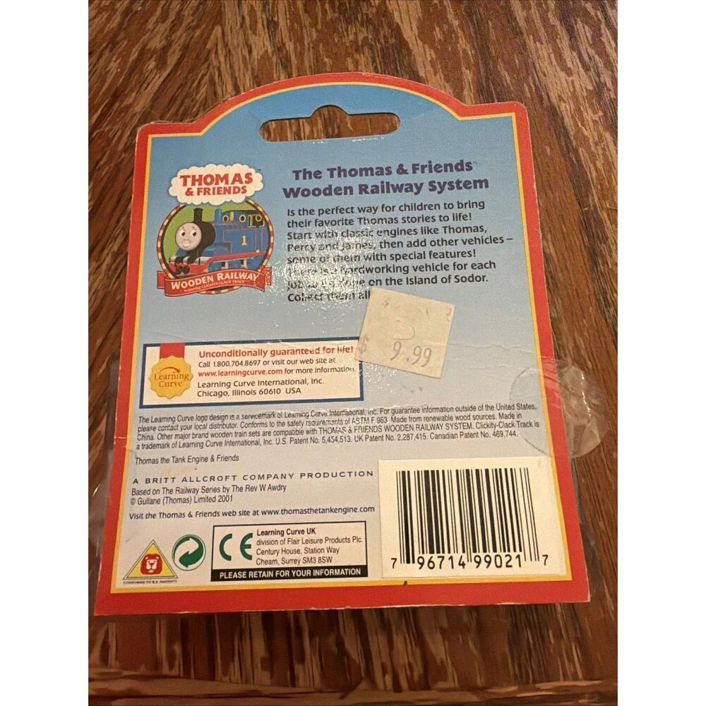 Thomas & Friends Tank Engine TERENCE Wooden Railway Vintage NEW #99021 W/ Card